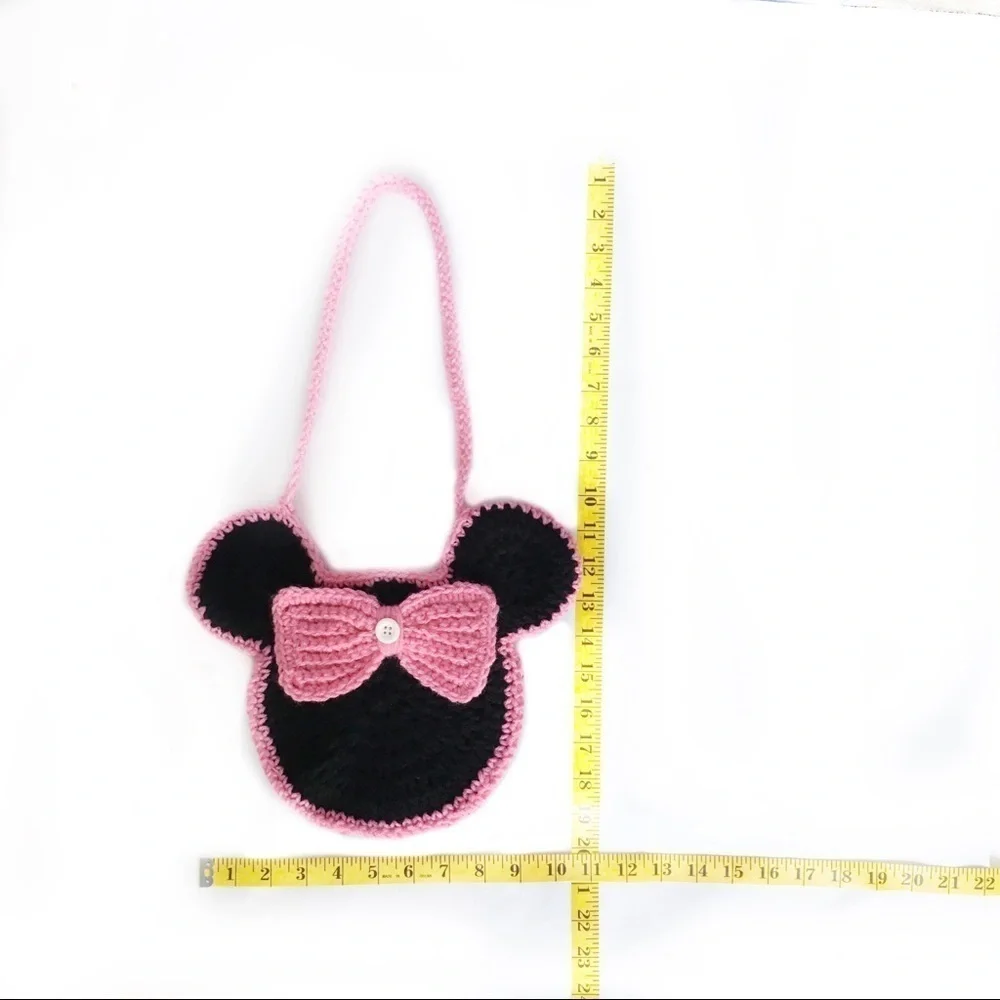 Minnie Mouse Black and Pink Purse